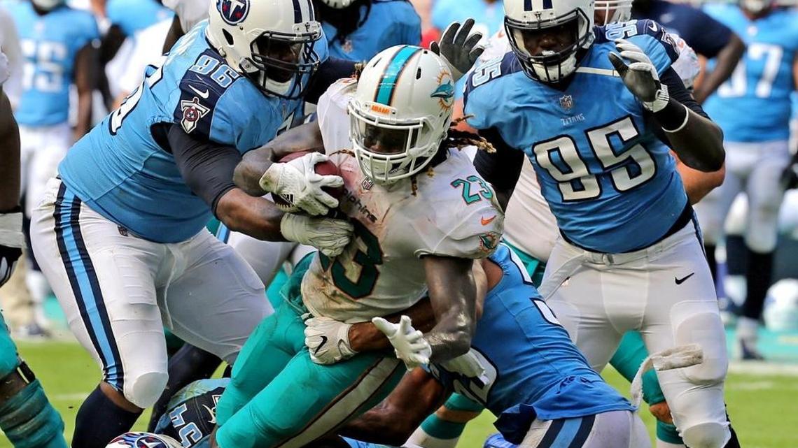 Jay Ajayi and the Dolphins offense needs to be much better Sunday against the Falcons.
