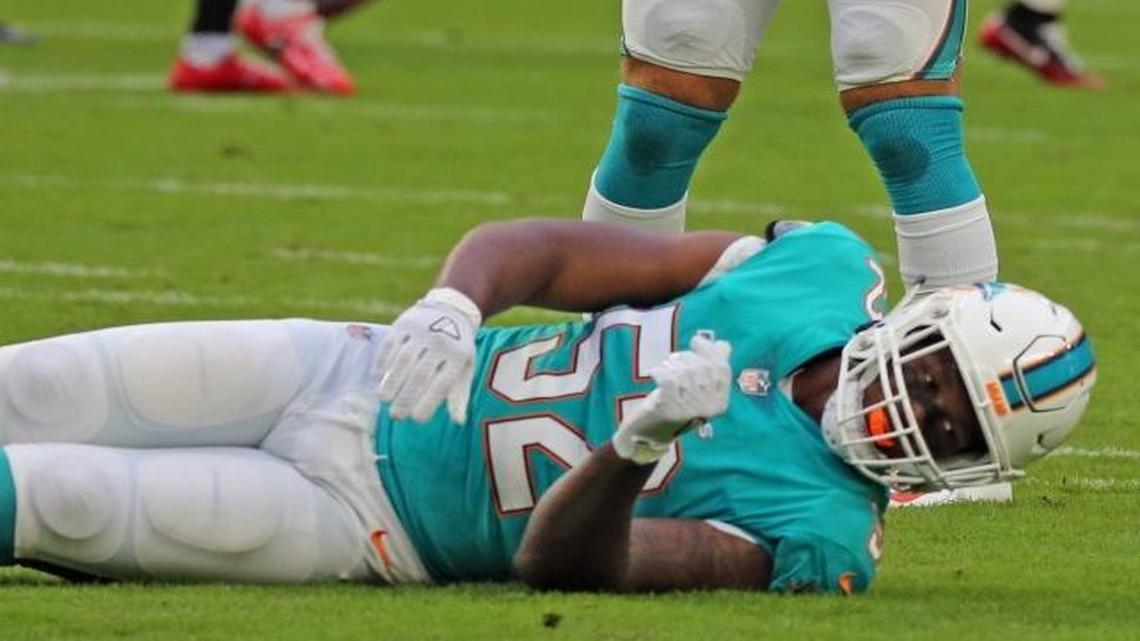 Raekwon McMillan is out for the season after tearing his ACL Thursday night.