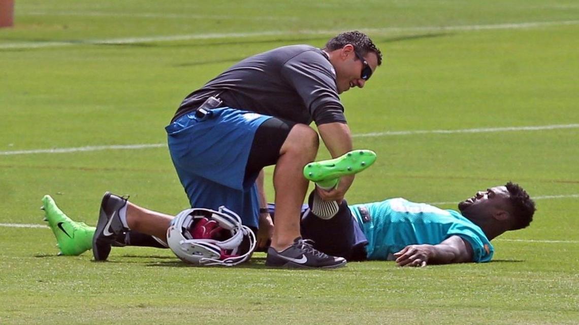 Reshad Jones will be working with the trainers to start camp.