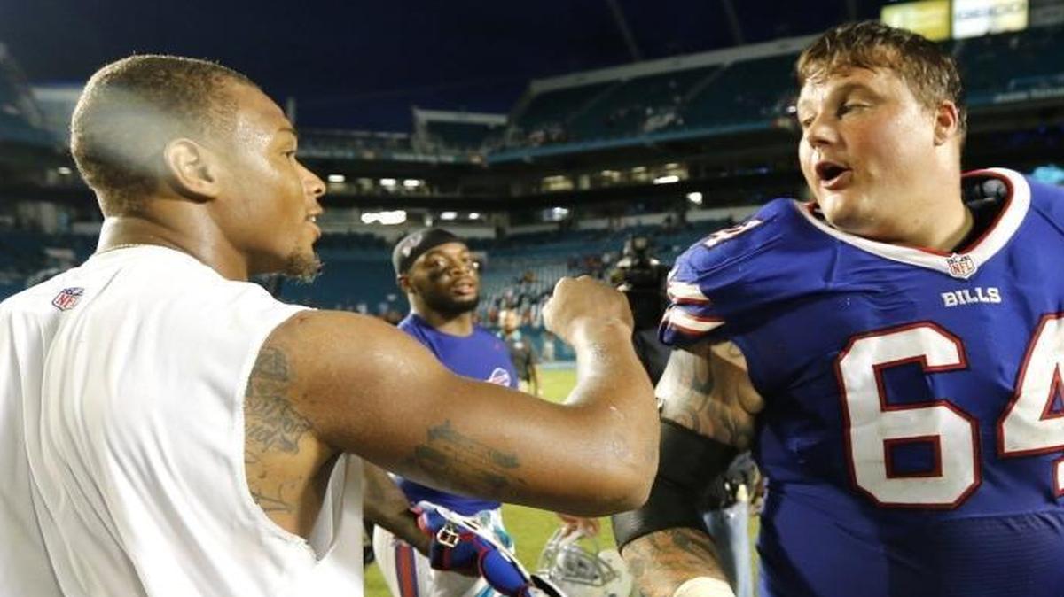 Richie Incognito, right, will be back in Miami this week.