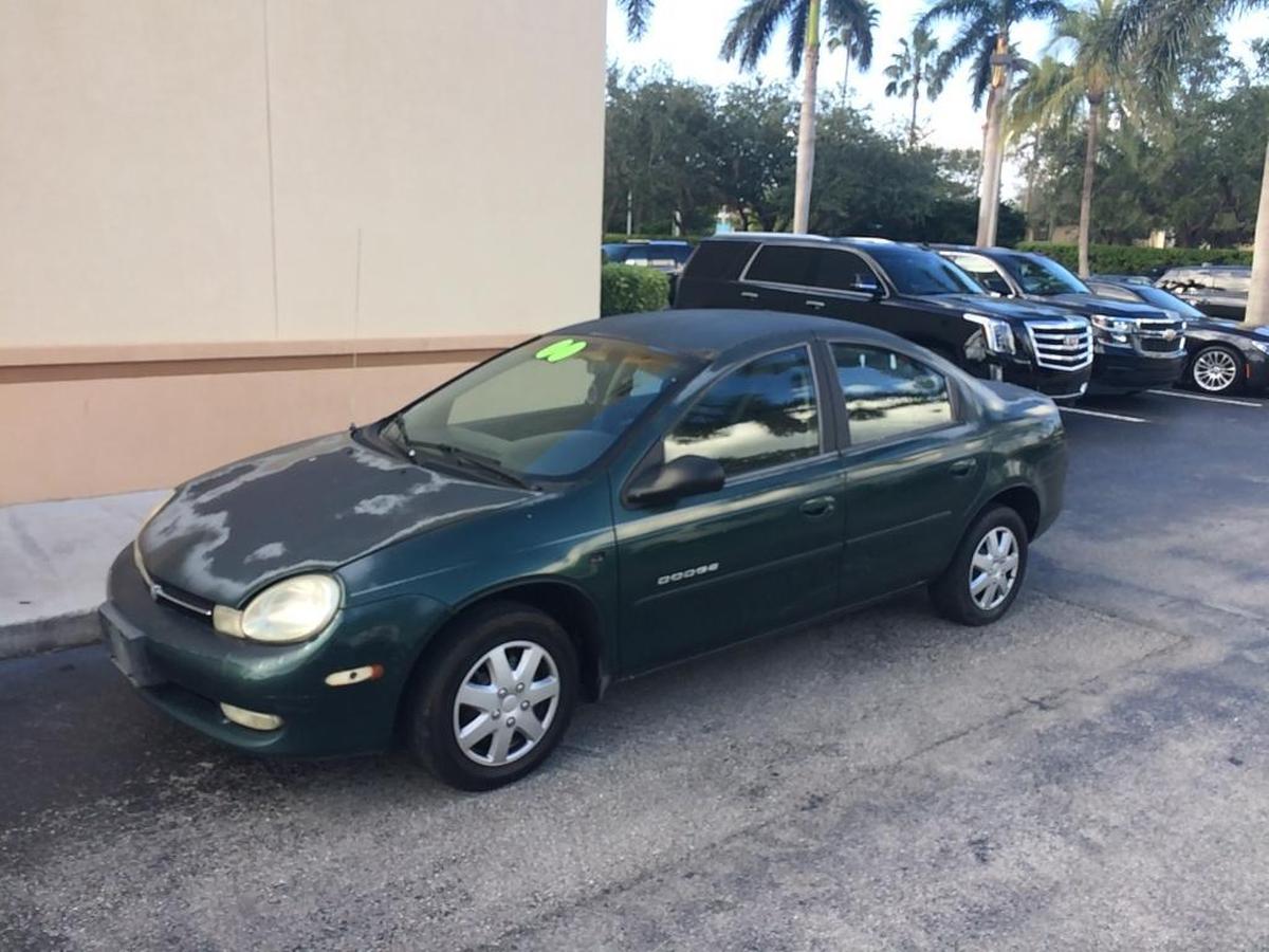 The 2000 Dodge Neon that Ted Larsen bought for the Miami Dolphins’ Secret Santa.