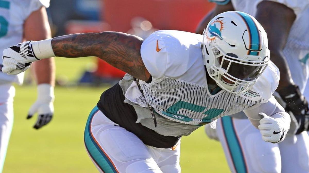 Dolphins center Mike Pouncey, photographed in healthier days.