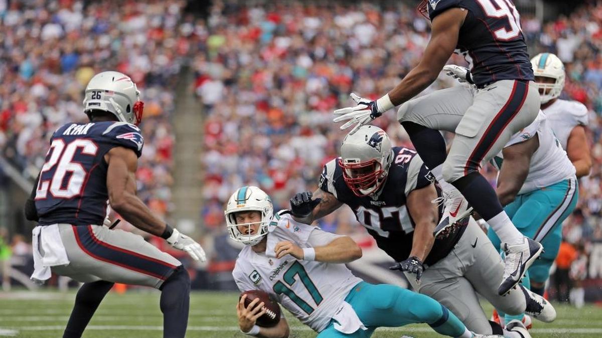 If the Dolphins and quarterback Ryan Tannehill (17) get smothered again and lose to the Browns on Sunday they might as well look ahead to next year’s NFL Draft because their likelihood of reaching the playoffs is tiny.