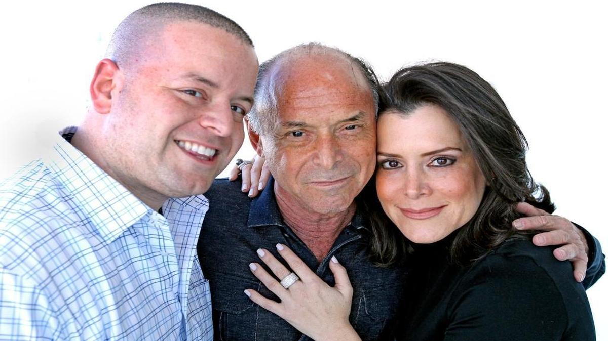 Zack Feinsilver with his father Paul and sister Corey, February 17, 2016. The family raised $24,000 for cancer and recently Corey and Zack's mother, Paul's wife, lost her life to cancer.