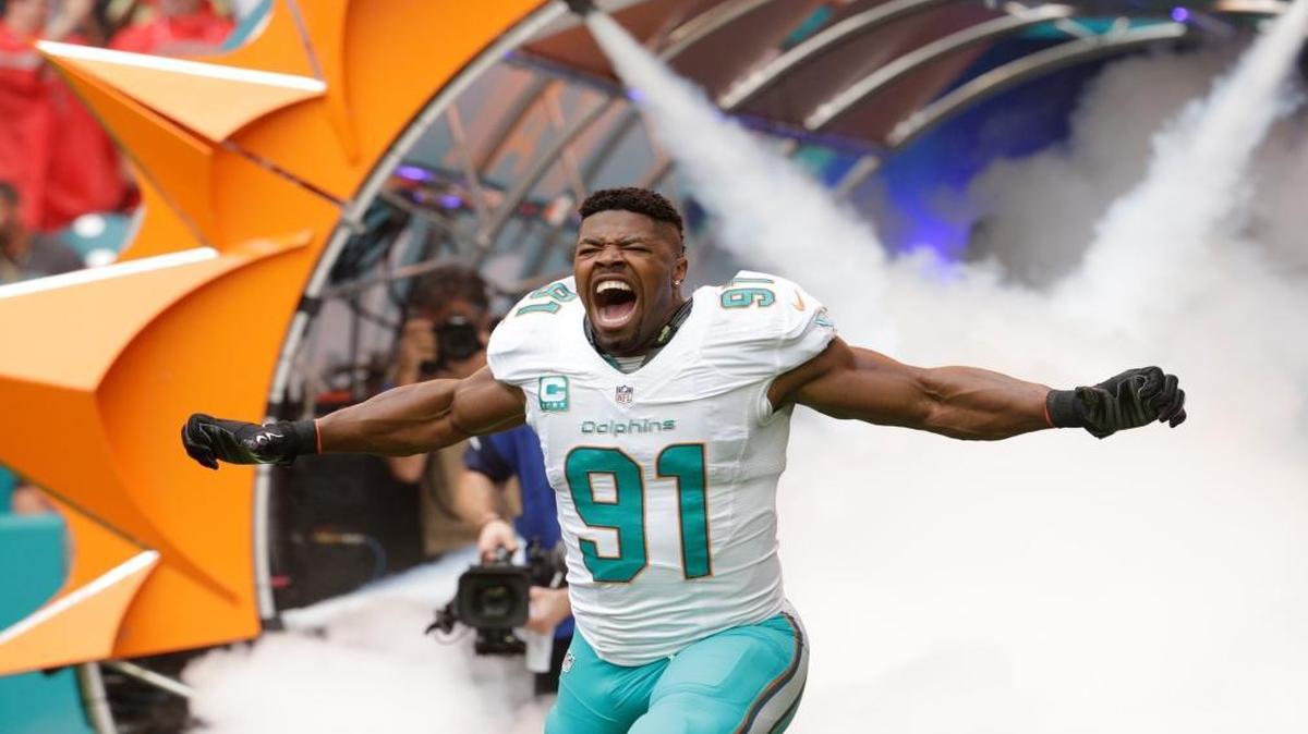 With another half-sack, Cameron Wake will have 10 or more for the fourth time in his career.