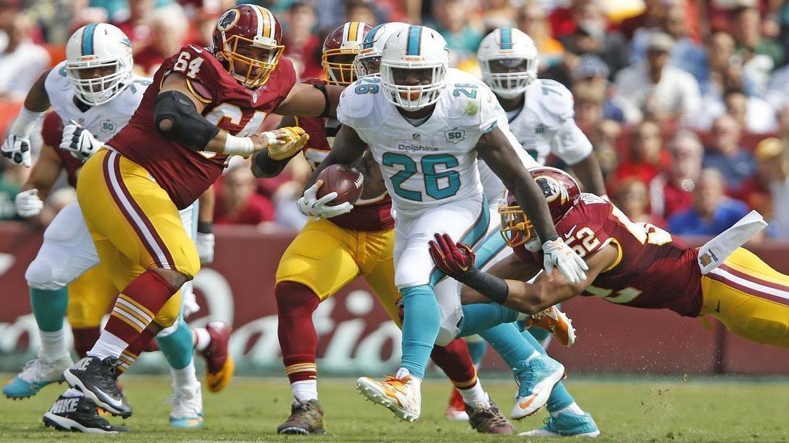 
Lamar Miller: ‘I feel like, sometimes, I try to be too patient to let my block develop. I’ve just got to be decisive.’
