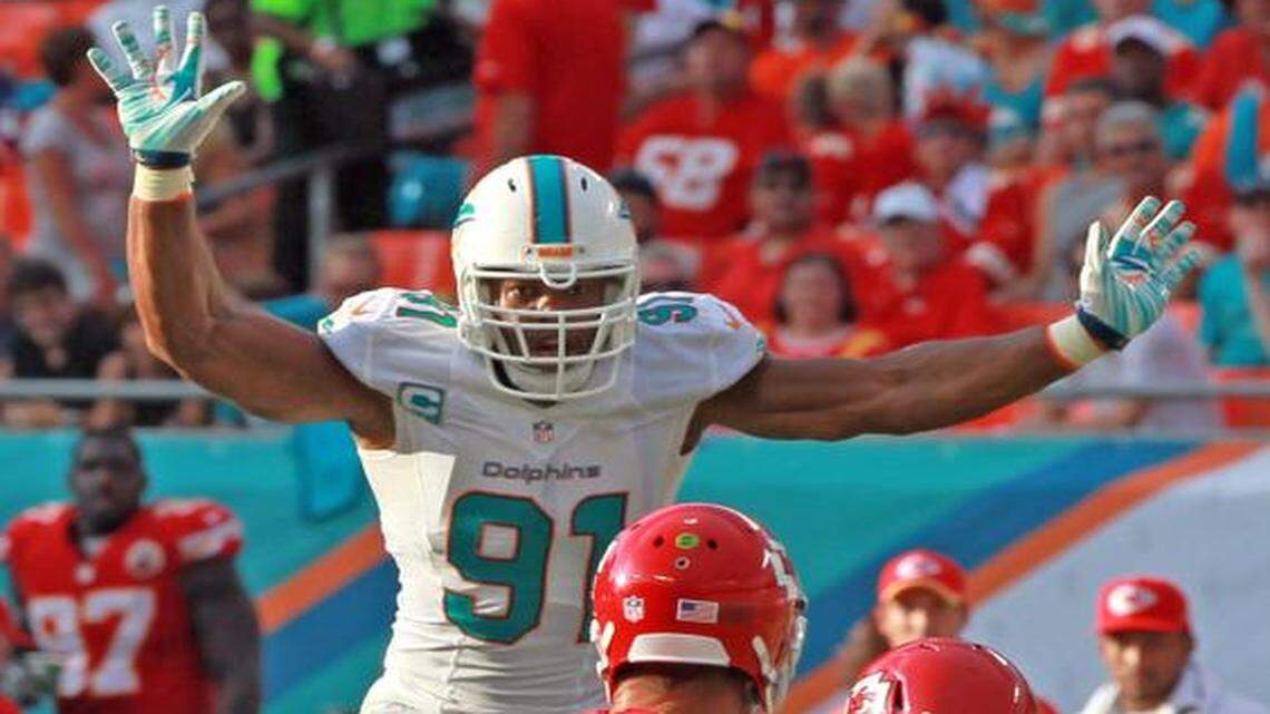 
The Dolphins’ Cameron Wake, who turns 33 in a month, is trying to push his way into the playoffs for the first time in his NFL career. 
