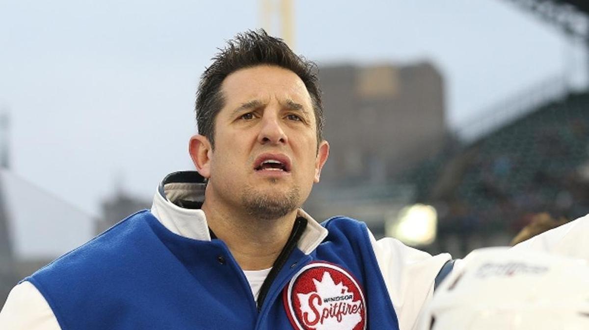 Bob Boughner coaches the OHL Windsor Spitfires at Comerica Park in Detroit on December 29, 2013. Now an assistant with San Jose, Boughner is close to becoming the 15th coach in Florida Panthers history.