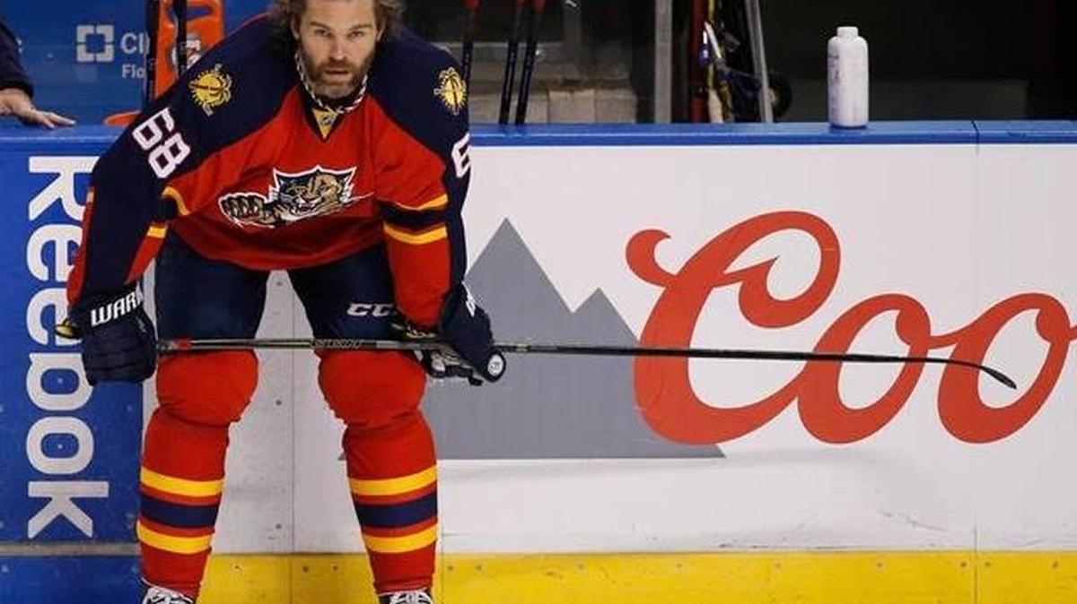 Jaromir Jagr begins his third season with the Florida Panthers as the team begins on-ice practices on Friday morning.