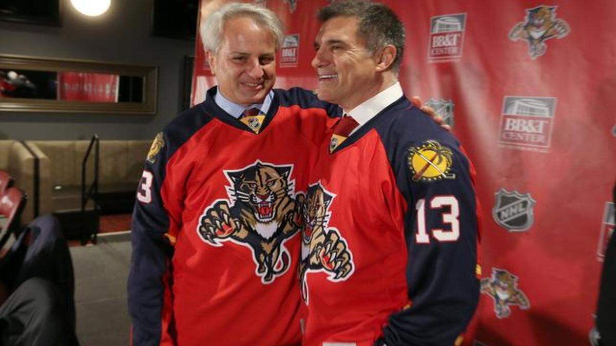 
Florida Panthers owners Doug Cifu and Vinnie Viola said the franchise will remain in South Florida.
