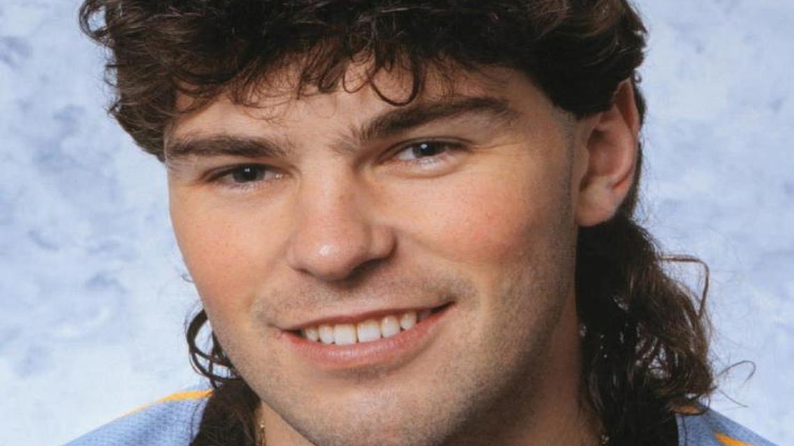 
Florida Panthers winger Jaromir Jagr is shown a 1997 photo while playing for the Pittsburgh Penguins. 
