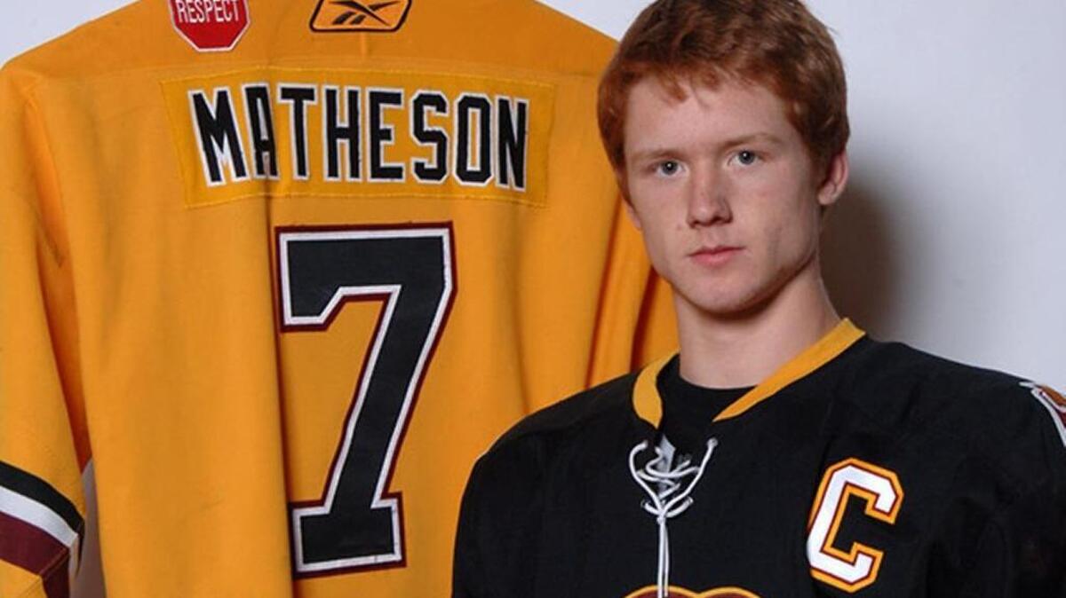 Mike Matheson, a highly touted defenseman, was the Florida Panthers’ first-round pick in 2012 and joined the team last spring.