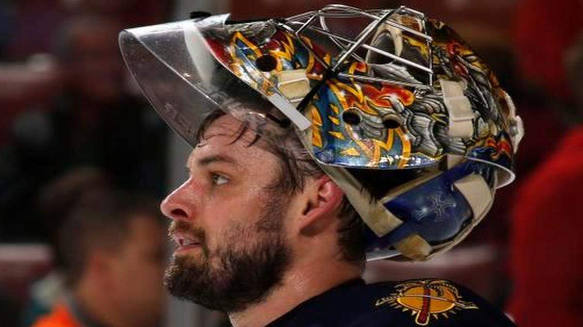 
Goaltender Dan Ellis has helped the Panthers earn five unlikely points in three games since coming to Florida’s rescue earlier this month.
