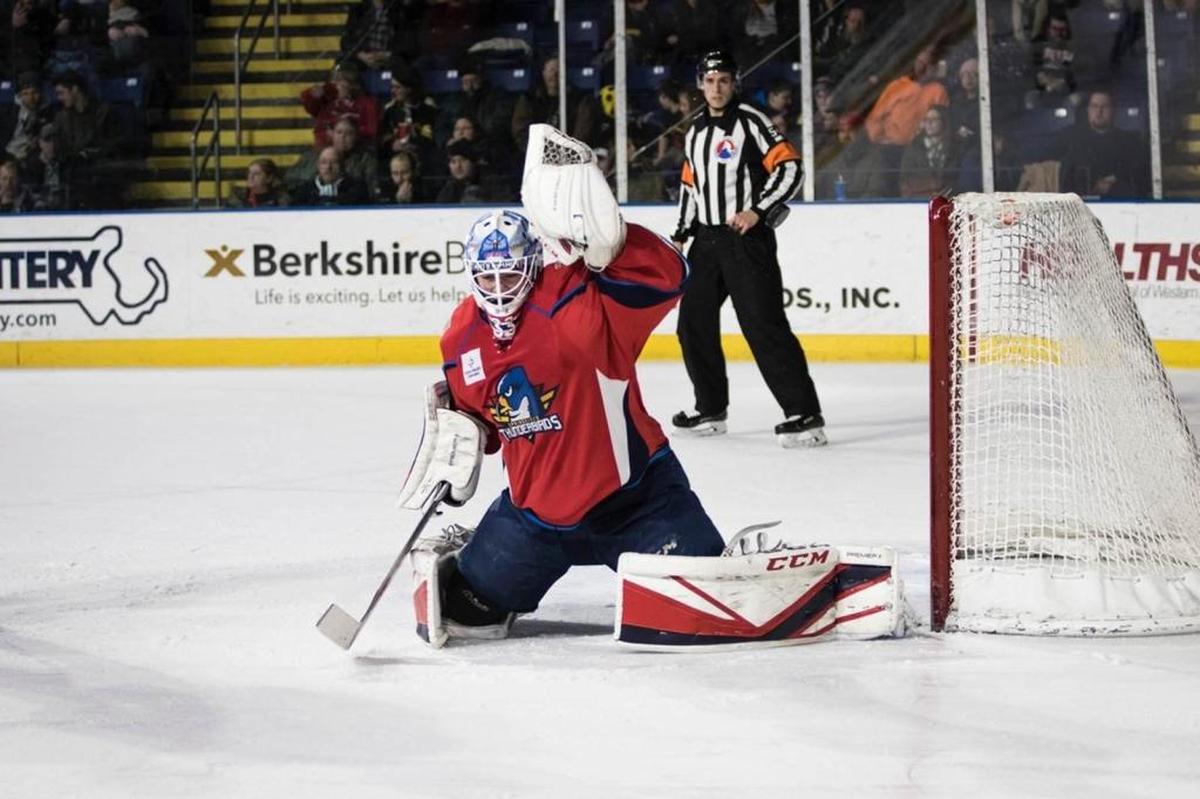 Samuel Montembeault, a 21-year-old French Canadian, is considered the Florida Panthers’ goalie of the future. He has been in net for 11 of the past 12 Springfield Thunderbirds games, earning valuable experience.