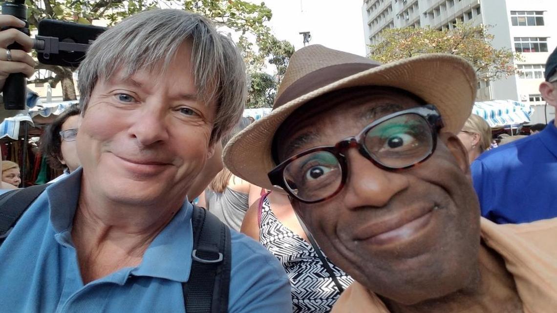Dave Barry with Today weatherman Al Roker
