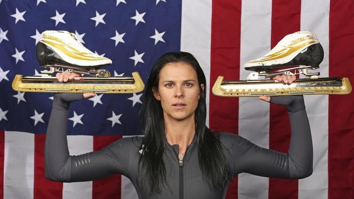 Former Florida Atlantic University basketball star Brittany Bowe turned in her high-tops for speedskates, and finished fifth in the 1,500 at the Winter Olympics on Monday, Feb. 12, 2018.
