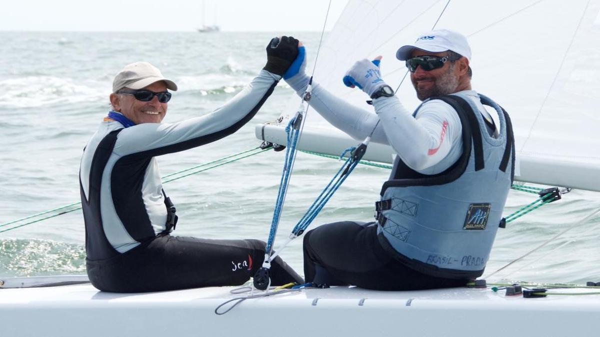 Miami skipper Augie Diaz and crew Bruno Prada won the Star world championship on April 16, 2016.