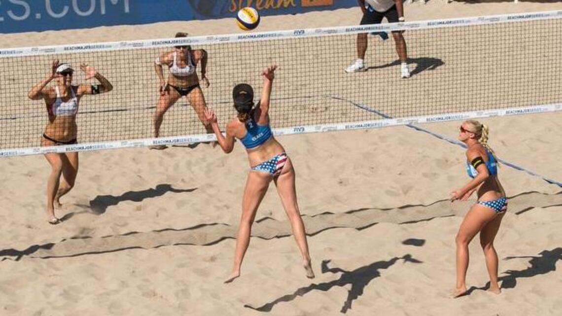 This duo could be the next ‘Golden Girls’ of beach volleyball. And they are in town