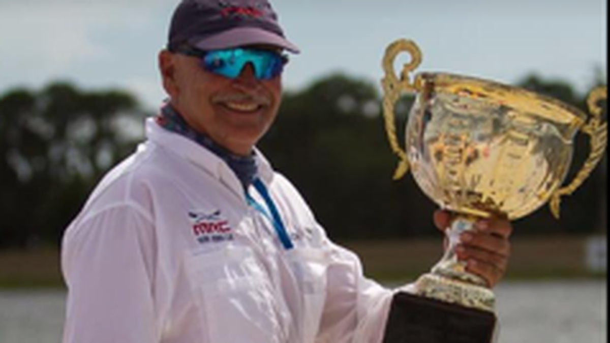 Cesar Herrera became a two-time Olympic rower, married a rower, and they had two children — both rowers.