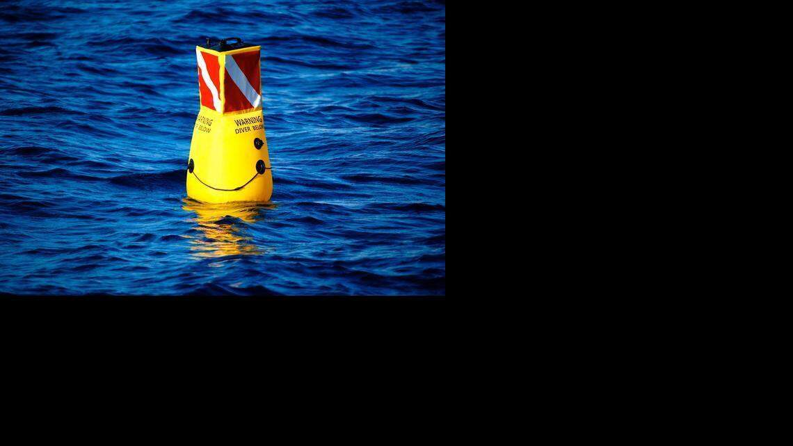 
The new 3DBuoy, developed in Florida, aims to improve on the traditional diver-down flag.
