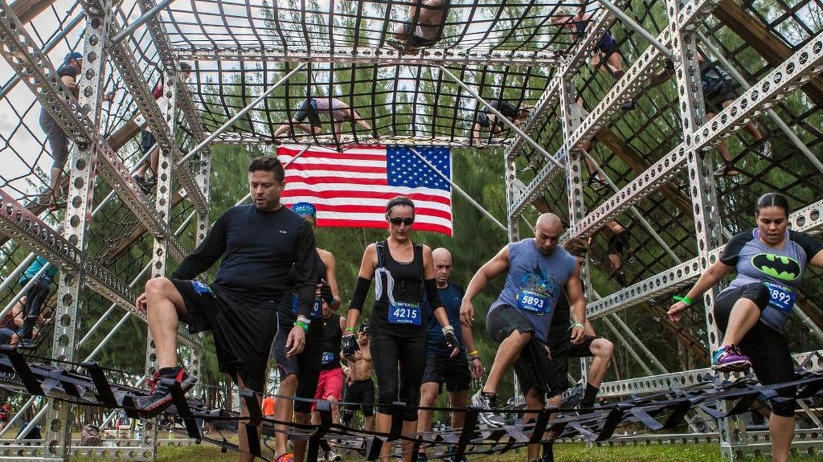 Participants compete in a BattleFrod event in Miami.