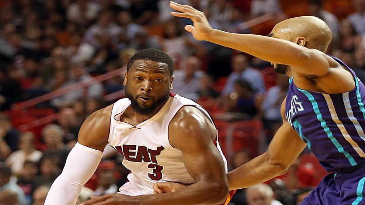 
TV ratings for Dwyane Wade and the Miami Heat have remained strong despite LeBron James’ departure. 
