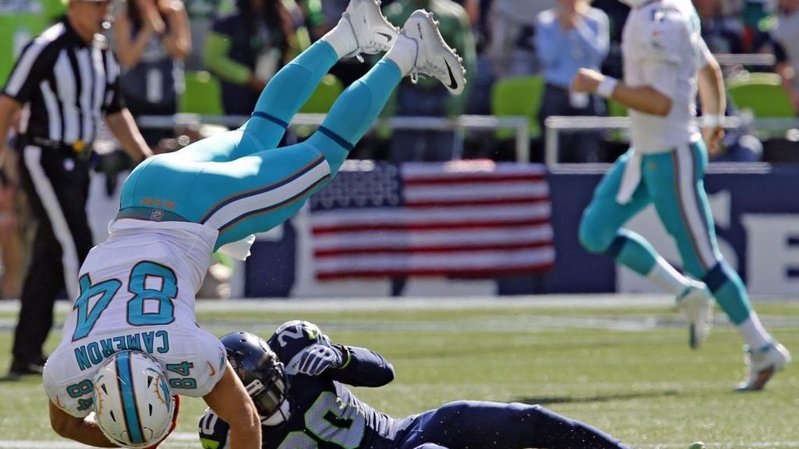 Cameron has not played since suffering a concussion in the Sept. 25 game against Cleveland. It is the fourth concussion Cameron suffered in the past four years.