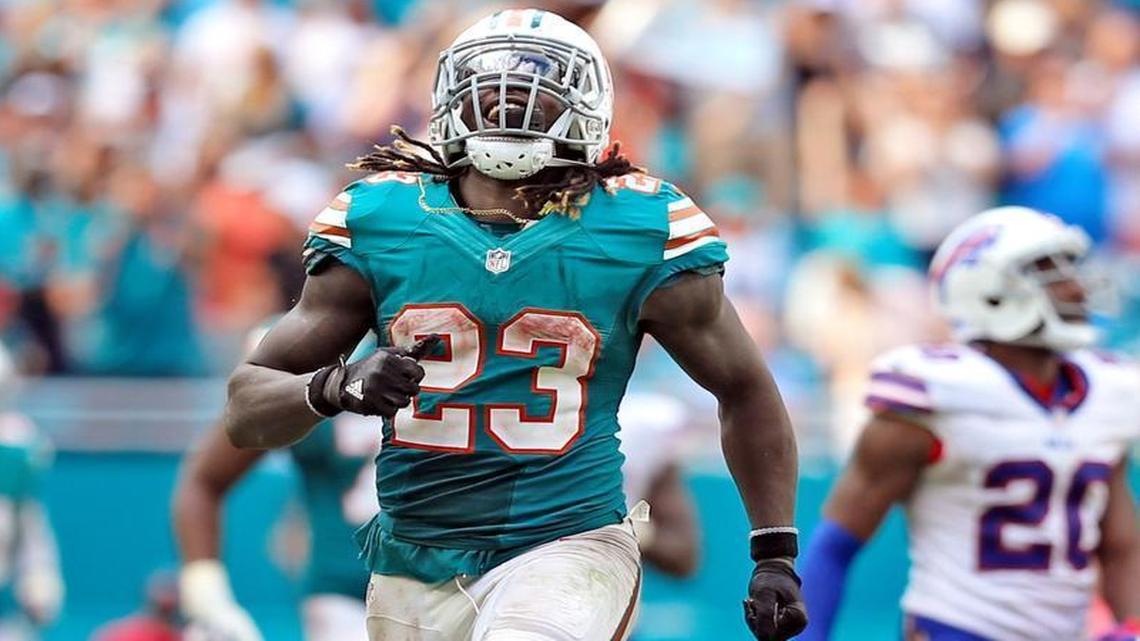 Miami Dolphins running back Jay Ajayi, a native of the UK, said he has yet to decide whether or not he will kneel for the American national anthem Sunday at Wembley Stadium. He will stand for the English anthem.