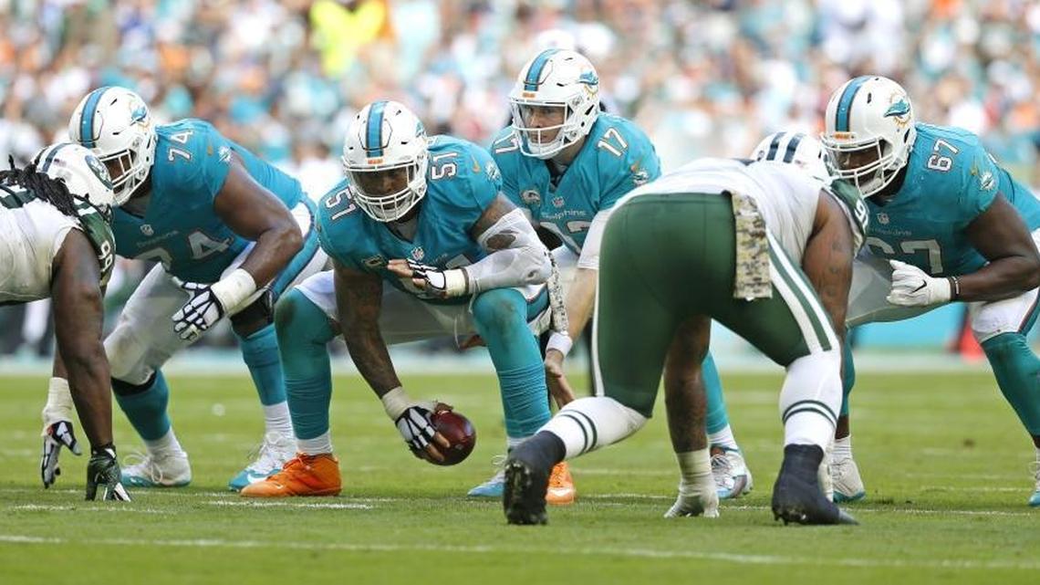 The Miami Dolphins offensive line is going to look much different in 2018.