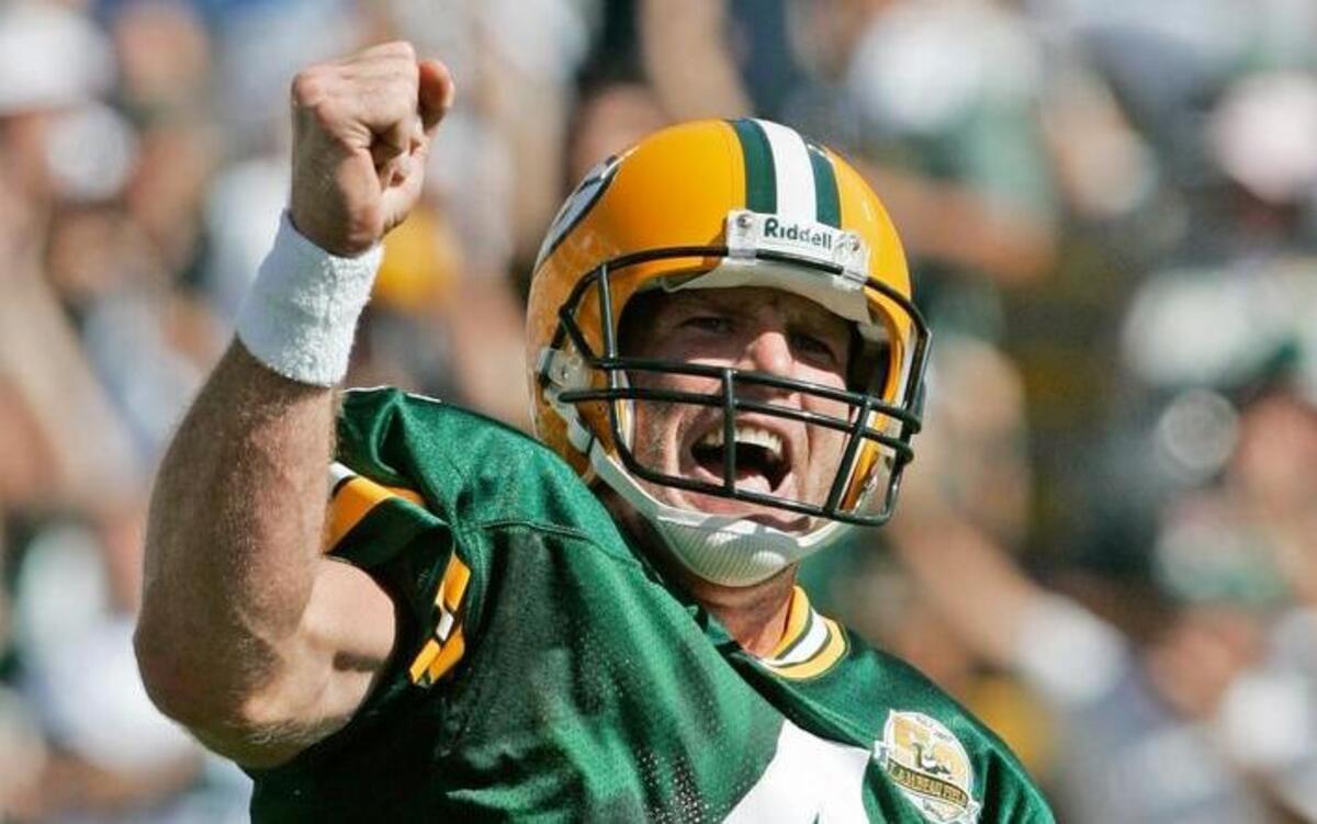 Brett Favre was voted into the Pro Football Hall of Fame along with Marvin Harrison, Tony Dungy, Orlando Pace Kevin Greene, Edward DeBartolo Jr., Ken Stabler and Dick Stanfel.