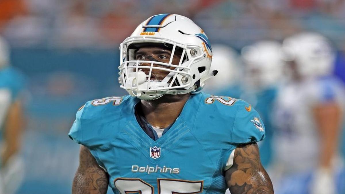 Miami Dolphins cornerback Xavien Howard walks off the field in the second quarter as the Miami Dolphins host the Tennessee Titans at Hard Rock Stadium in September.