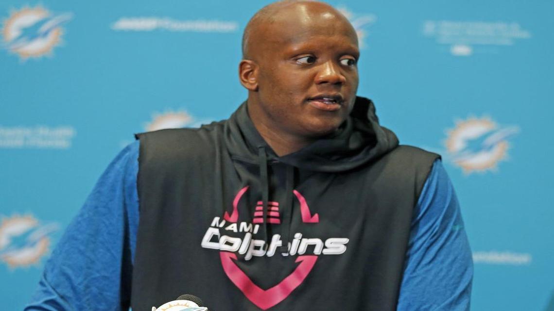 Miami Dolphins offensive tackle Ja'Wuan James has an uncertain future with the NFL team.