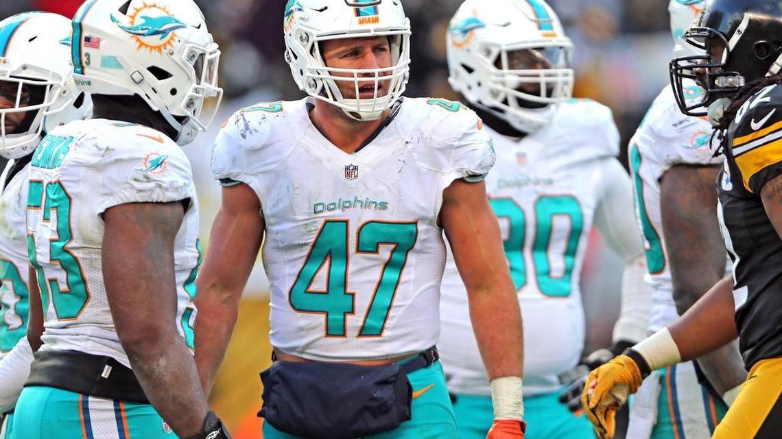 Miami Dolphins Kiko Alonso signed to play for the Dolphins through 2020 season on Tuesday.