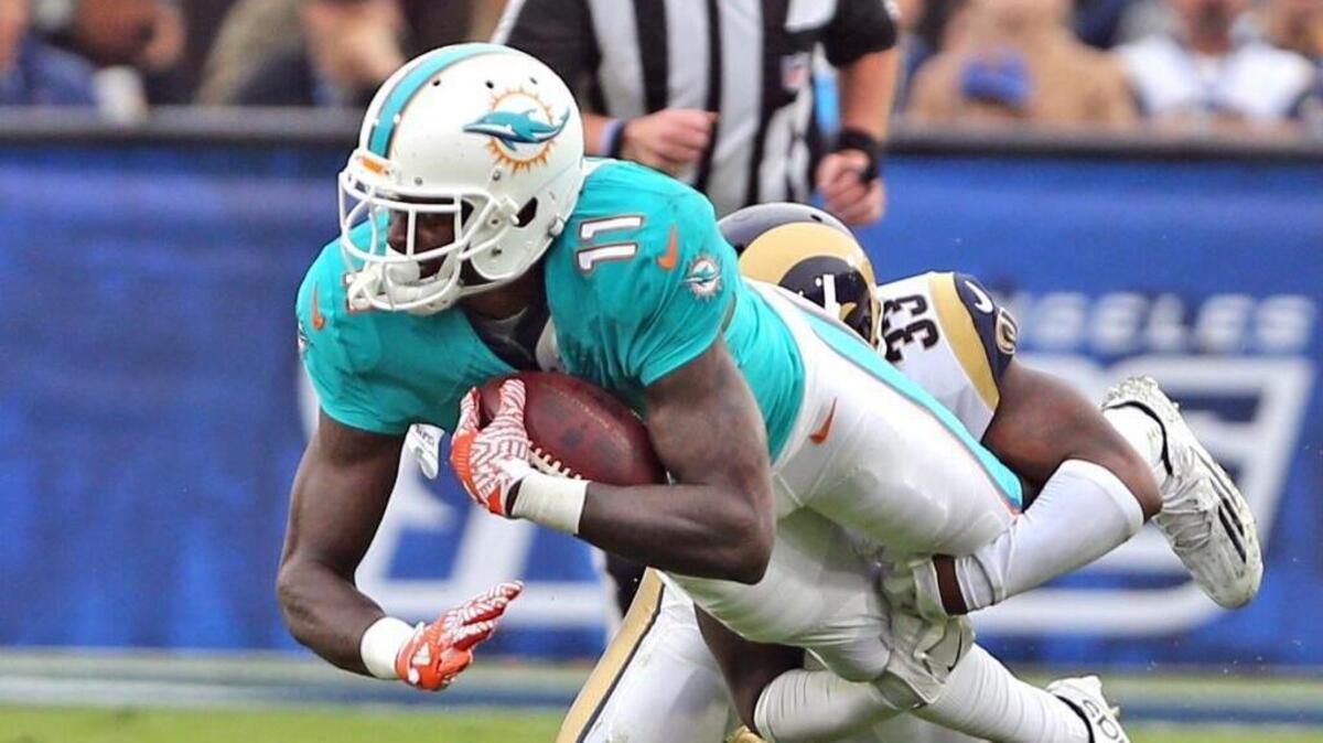 Receiver DeVante Parker provides the Miami Dolphins with a matchup problem against opposing defenses.