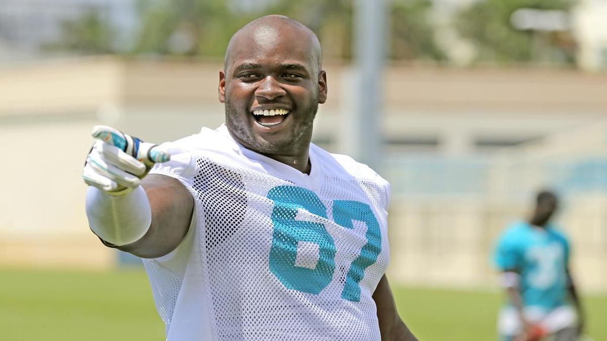 Miami Dolphins left tackle Laremy Tunsil has had happy moments during his time with the Dolphins -- but not last Thursday against the Baltimore Ravens.