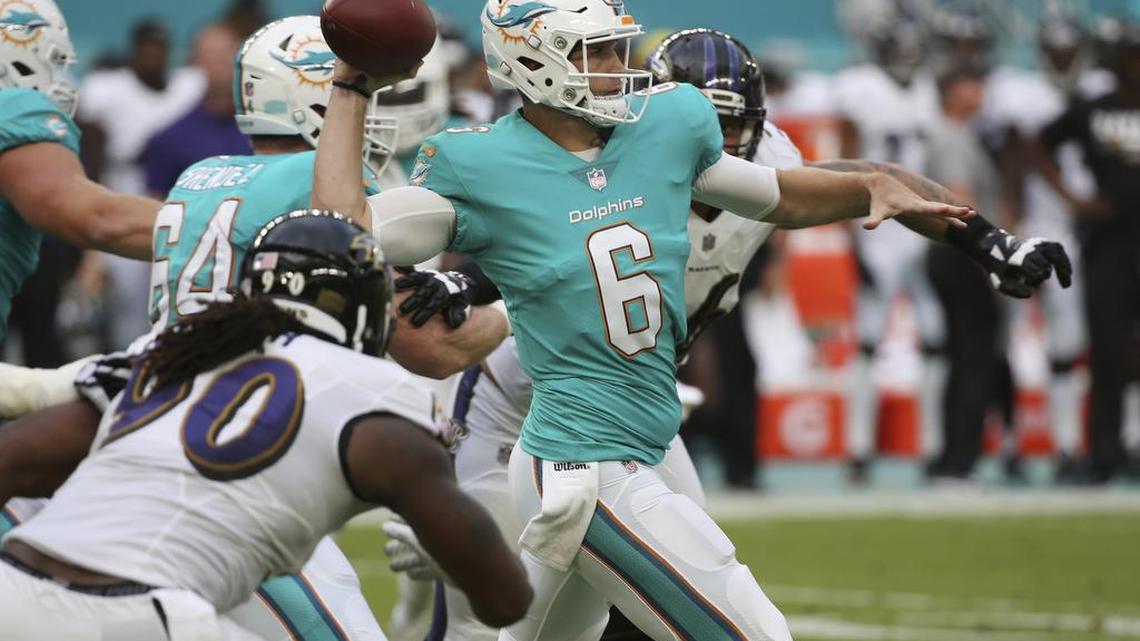 Miami Dolphins quarterback Jay Cutler is trying to get caught up with his teammates on offense.
