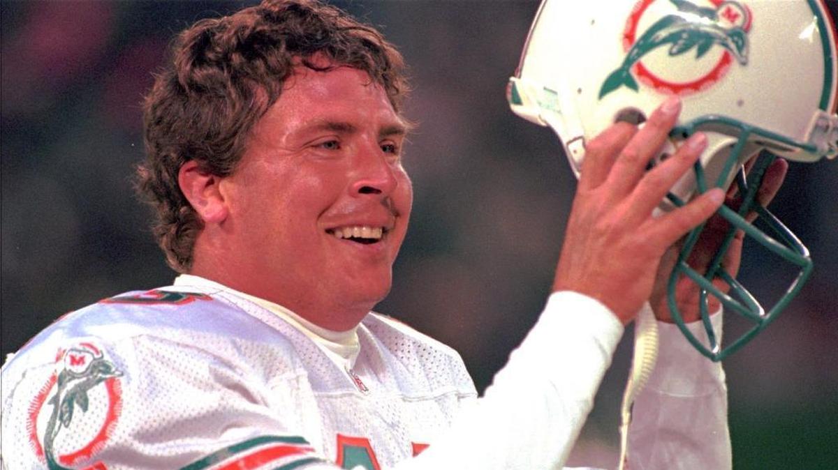 Dan Marino, here after a December 1994 victory over the New York Jets, was simply a lucky get for the Dolphins in the 1983 draft.