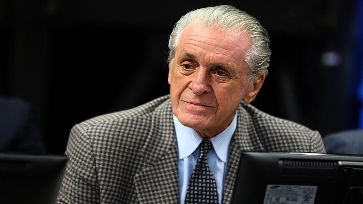 Pat Riley addressed several issues in informal news conference.