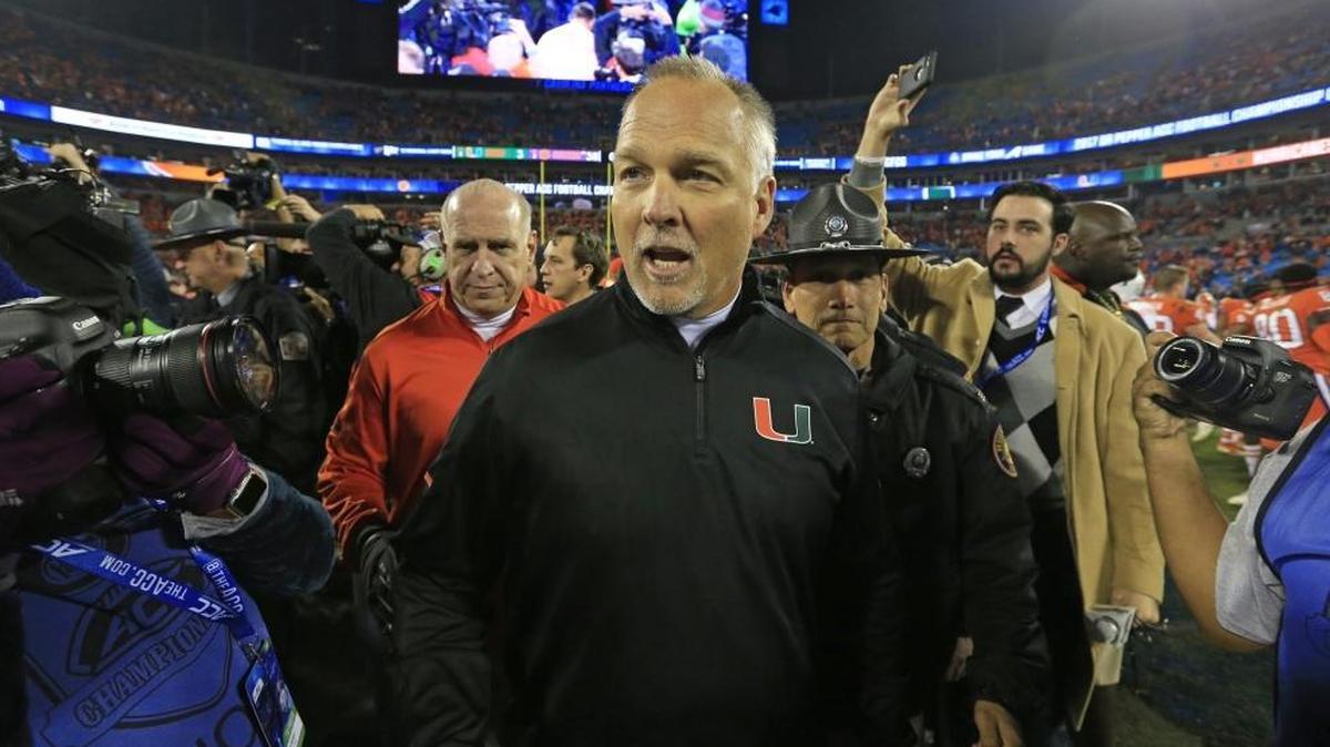 Miami Hurricanes head coach Mark Richt is on the road recruiting this week. He visited Las Vegas-based tight end Brevin Jordan, a key UM oral commitment, on Sunday, Dec. 3, 2017.