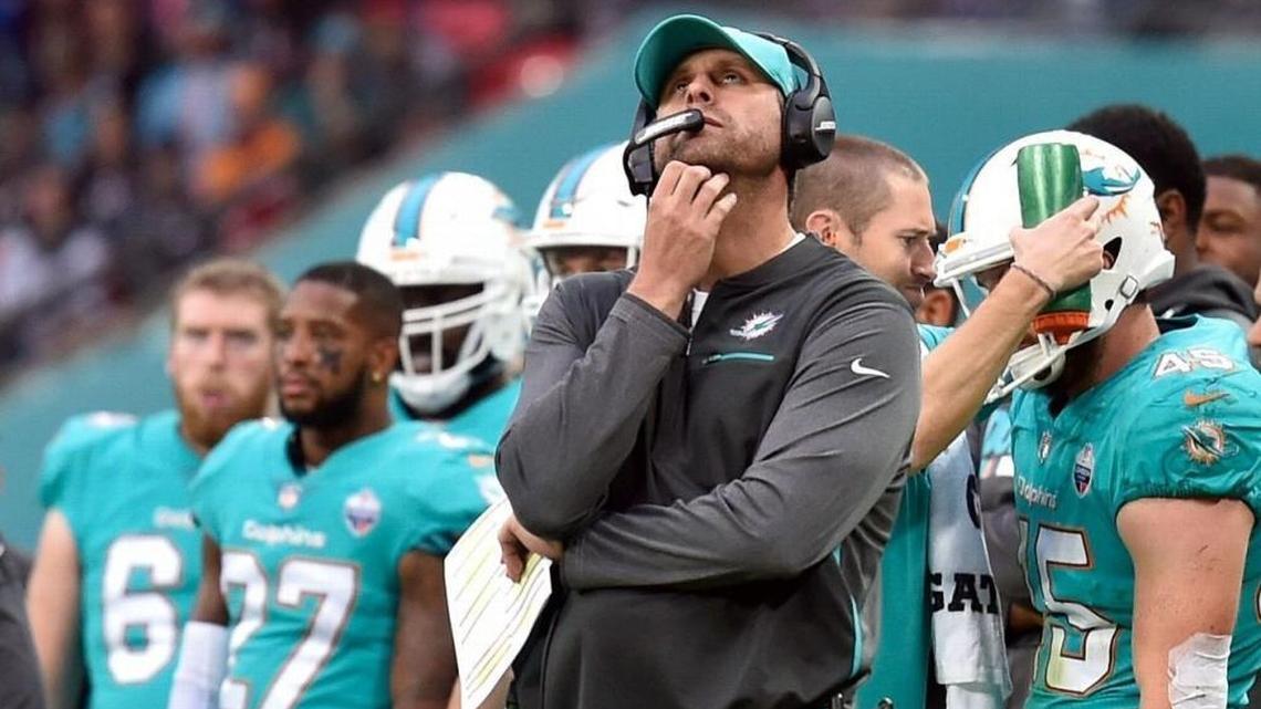 Dolphins coach Adam Gase
