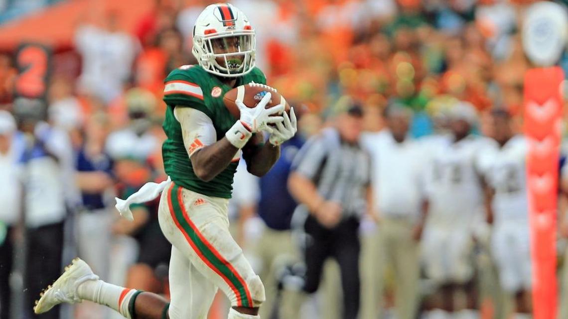 Miami Hurricanes wide receiver Jeff Thomas is widely considered the most talented University of Miami player on offense.