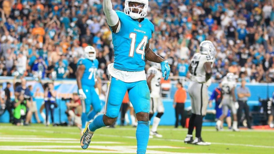 Miami Dolphins wide receiver Jarvis Landry is among players who will be closely evaluated in the final seven games.