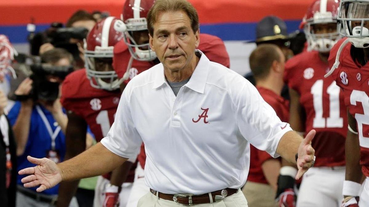 Alabama head coach Nick Saban is competing with UM and other schools for multiple top South Florida prospects.