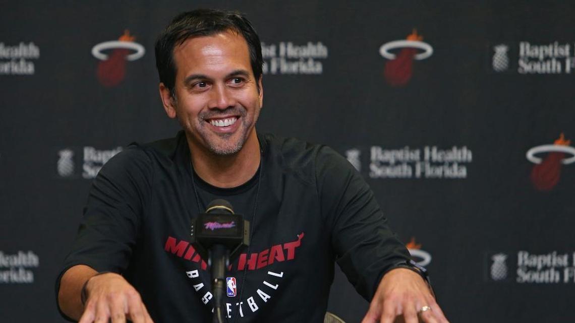 Heat coach Erik Spoelstra has more appealing options than he has had all season.