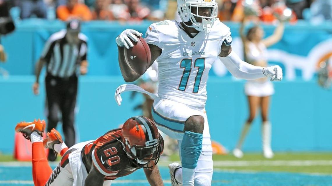 Miami Dolphins wide receiver DeVante Parker (11) is coming off his best game of the season against the San Diego Chargers on November 13.