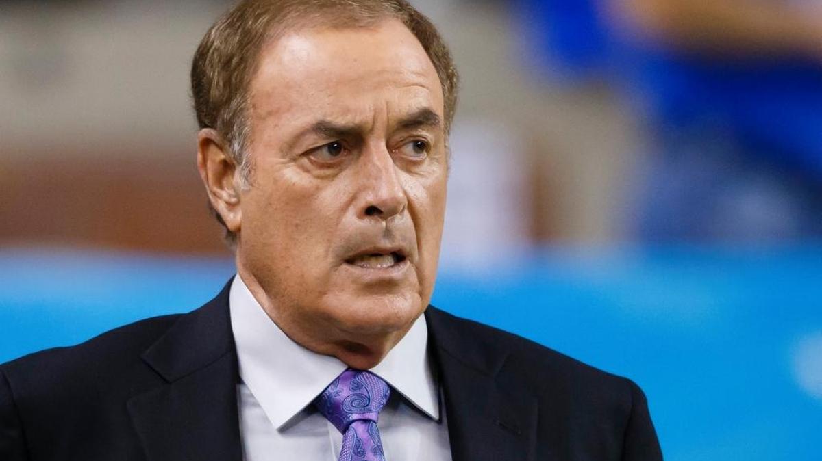 NBC sportscaster Al Michaels, who calls Sunday’s Dolphins game with Cris Collinsworth.
