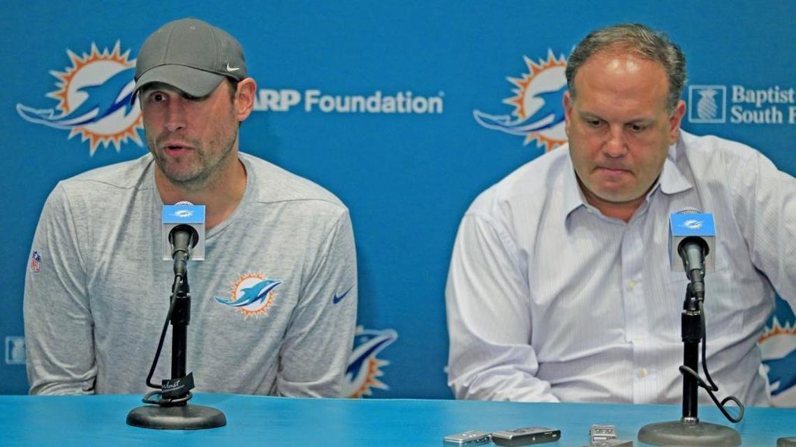 Dolphins coach Adam Gase and executive vice president of football operations Mike Tannenbaum have several remaining needs to address this offseason.
