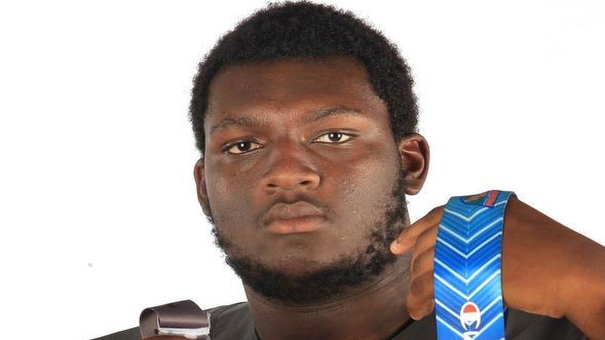 Miami-Dade All-County athlete Navaughn Donaldson of Miami Central football team.