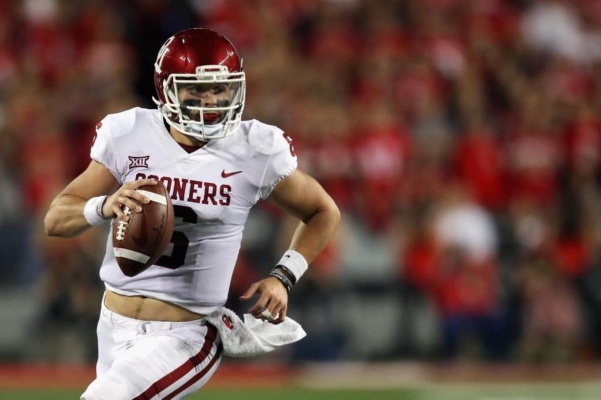 The Dolphins would like to draft a quarterback and Oklahoma’s Baker Mayfield is among those who interest them.