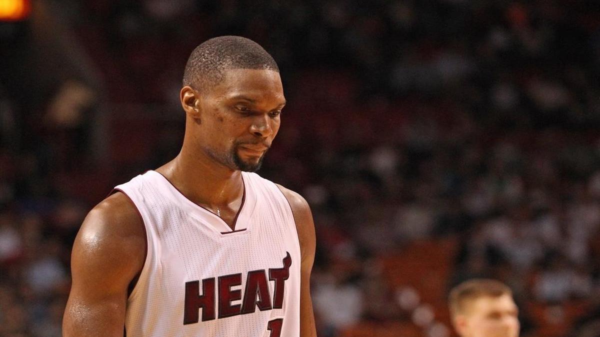 Miami Heat’s Chris Bosh in a January 2016 game against the New York Knicks.